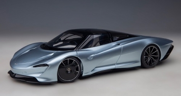 76086 McLaren Speedtail (Frozen Blue) 1:18